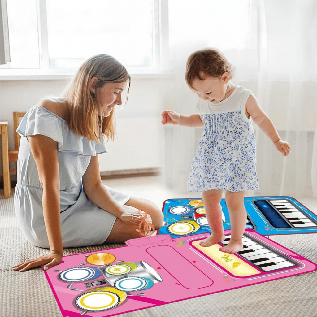Alfombra Musical Interactiva SonataPlay Para Niños Con Cinco Instrumentos Desarrolla Habilidades Motoras