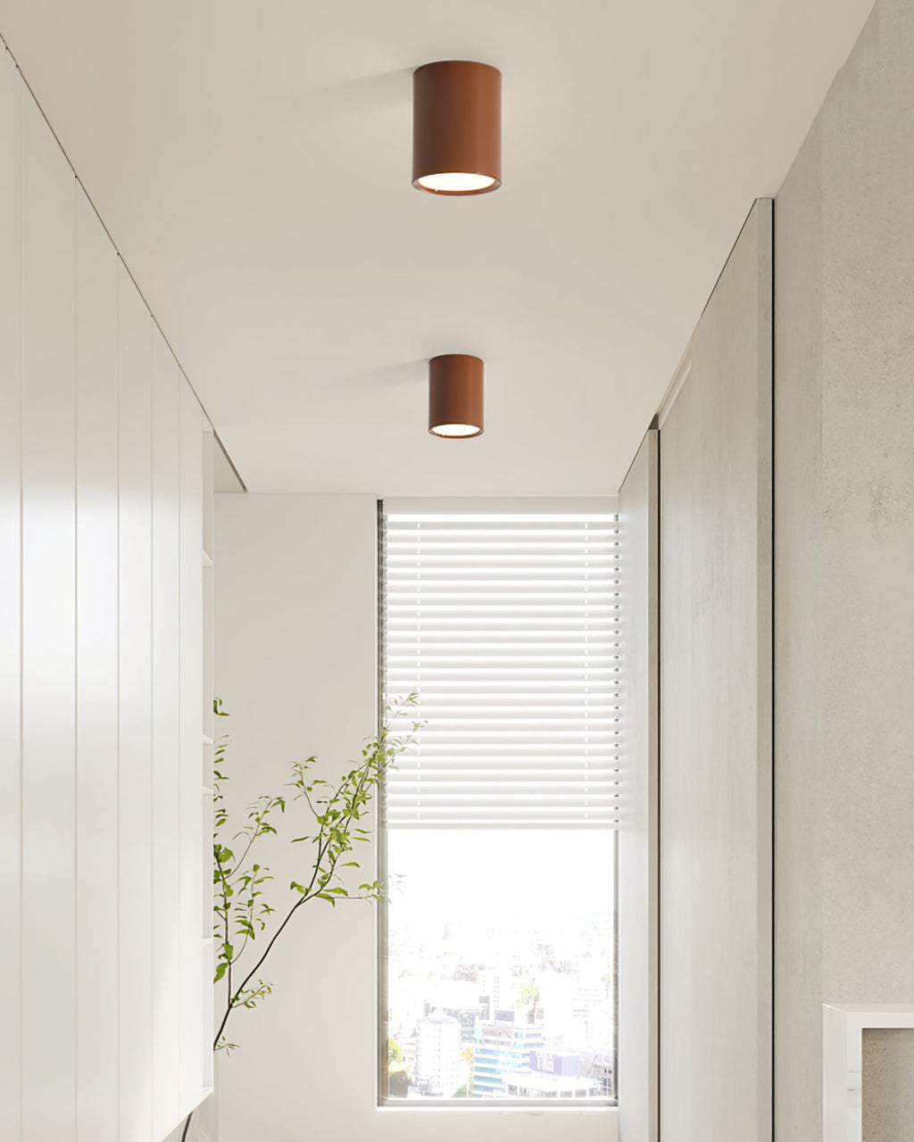 Lumira Modern Metal Ceiling Light With Ambient Acrylic Diffuser