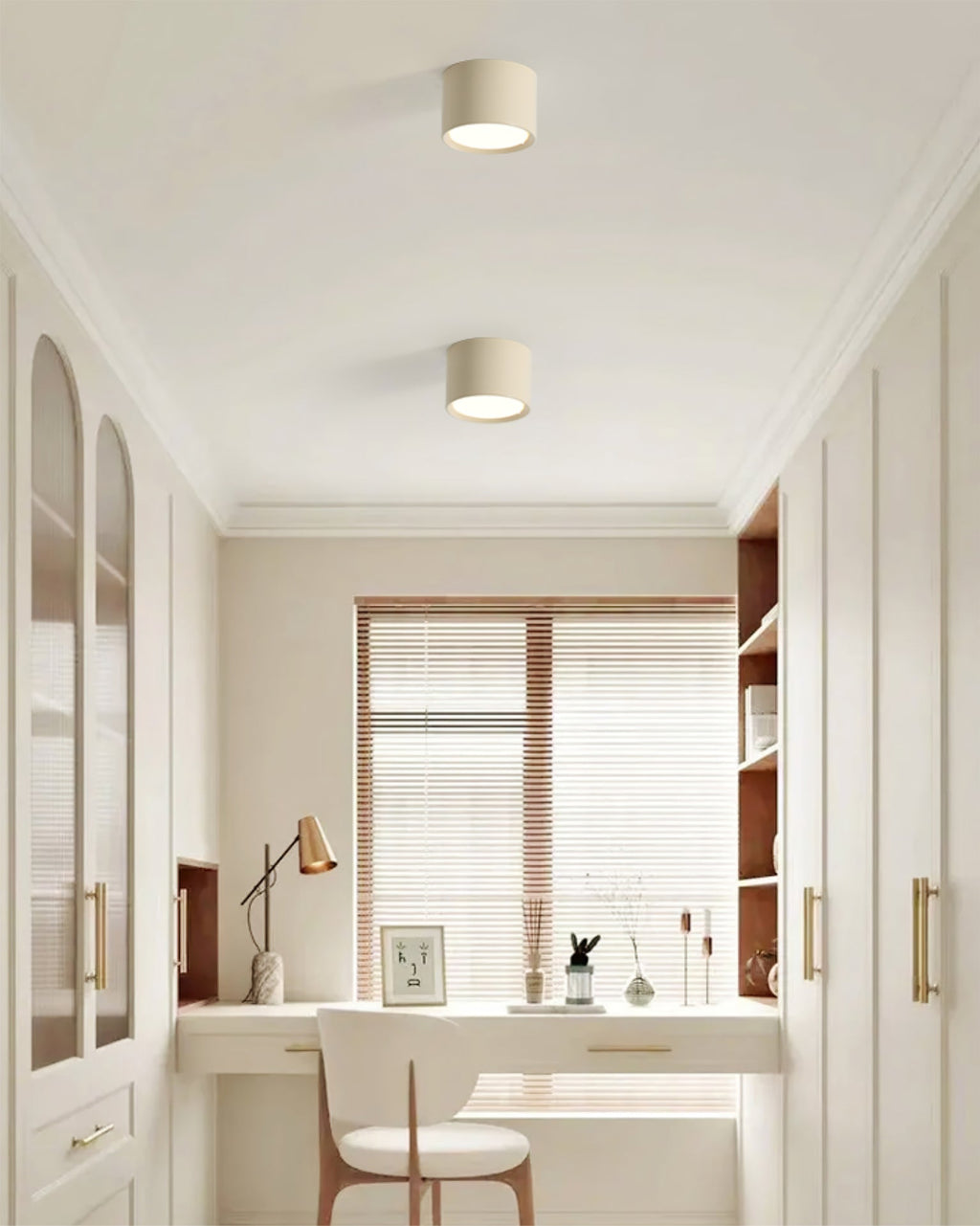 Lumira Modern Metal Ceiling Light With Ambient Acrylic Diffuser