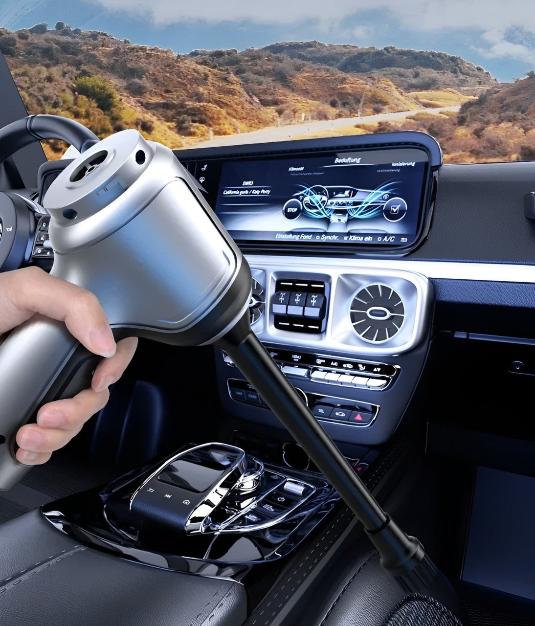 Wireless Car Vacuum Cleaner with 95000PA Suction Power – Lightweight & Silent