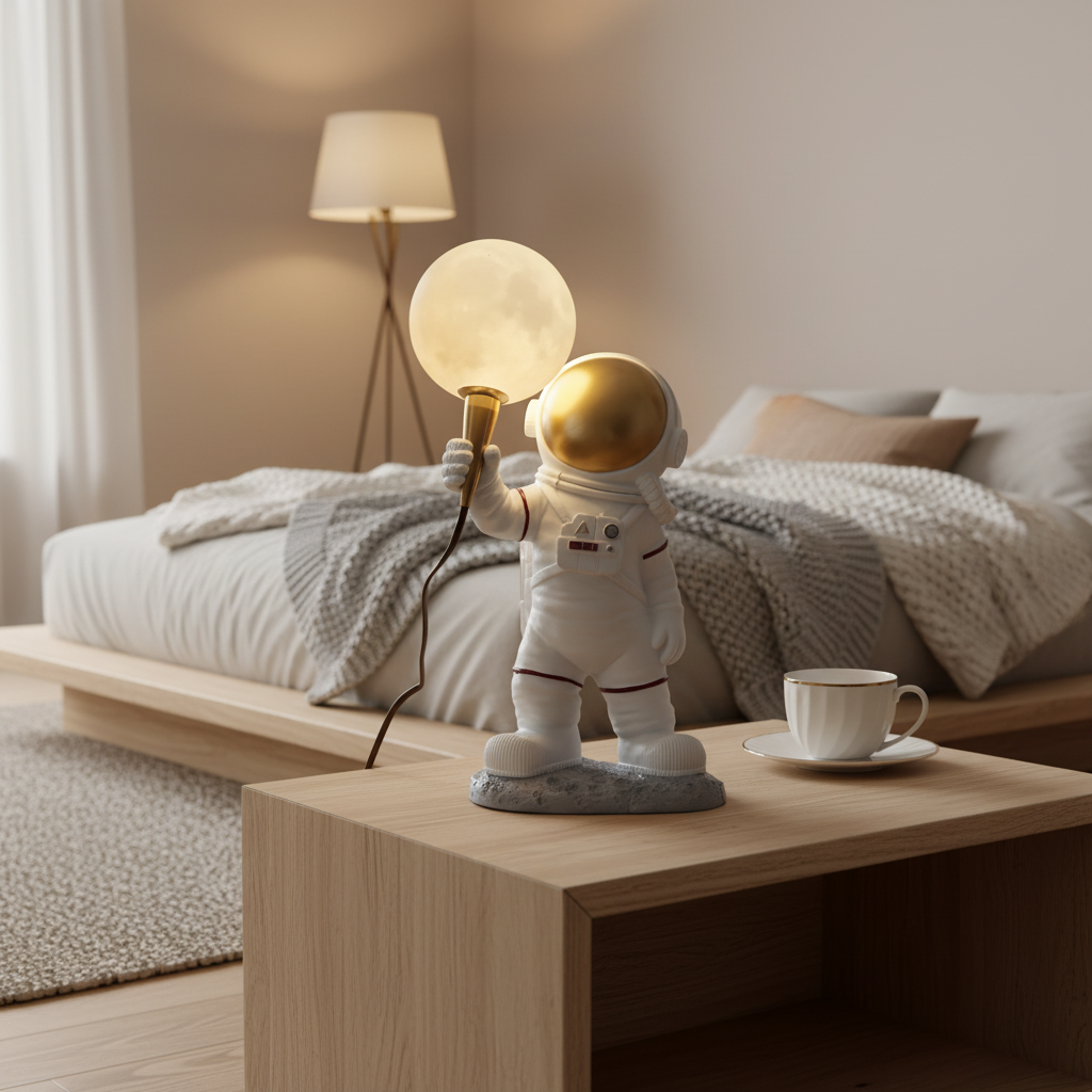Lampa stołowa LED Cosmo Voyager do pokoju dziecięcego, dekoracyjna