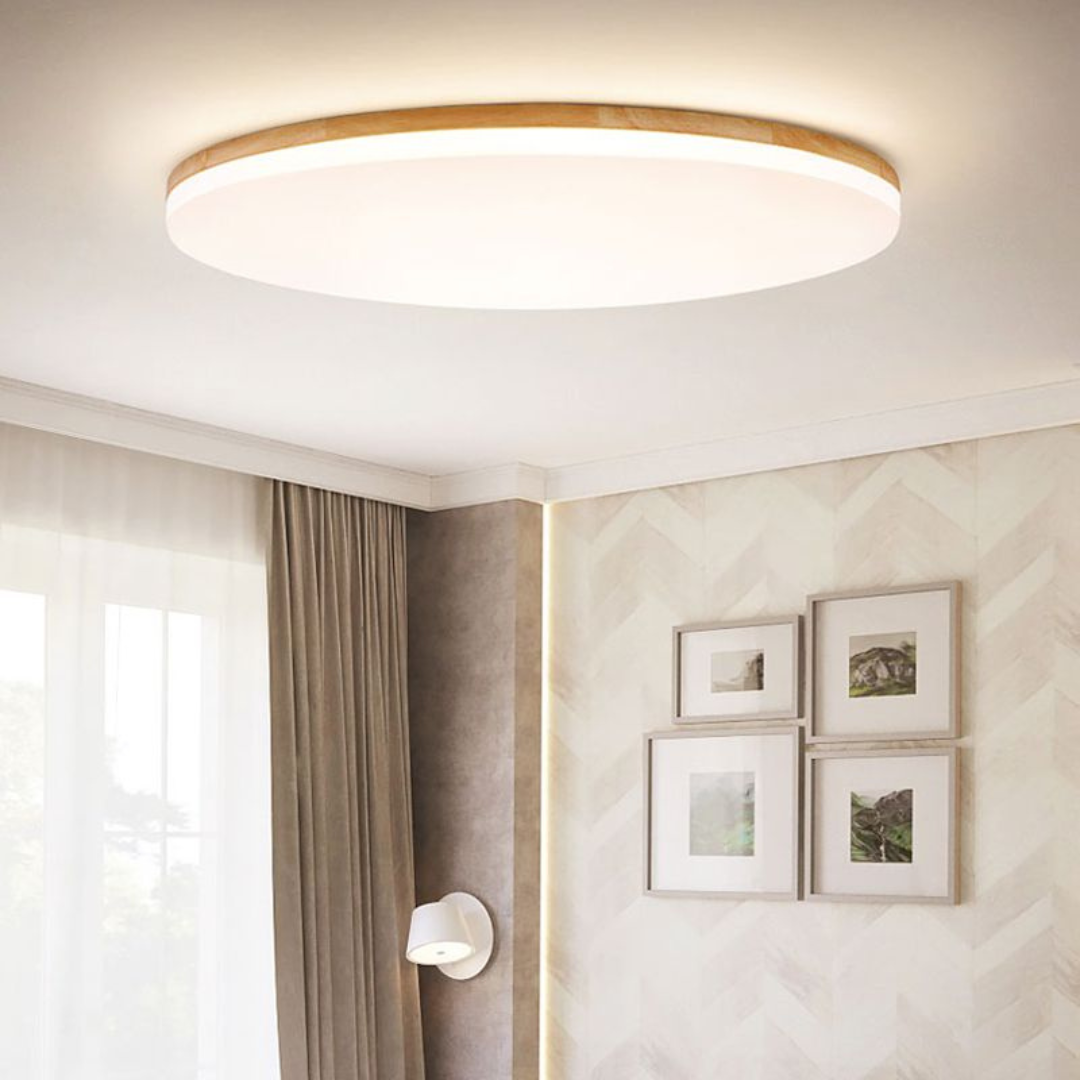 Luz de Techo LED Redonda LumaNova para Sala con Eficiencia Energética