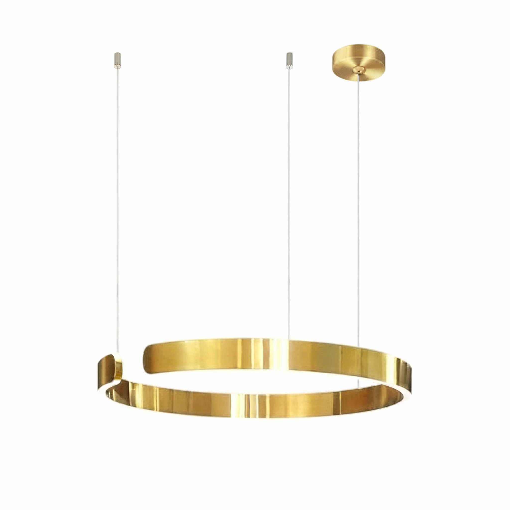 Lampada a sospensione HaloRing con design geometrico moderno