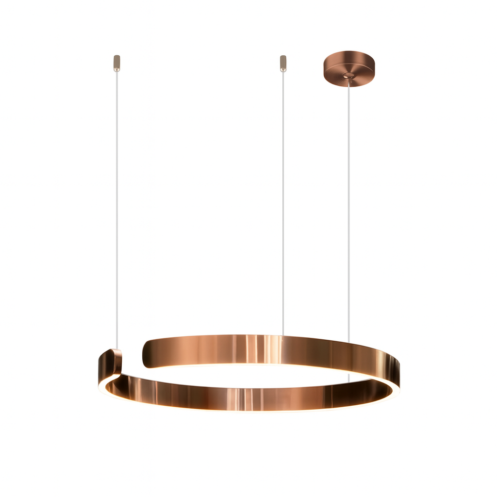 Lampada a sospensione HaloRing con design geometrico moderno