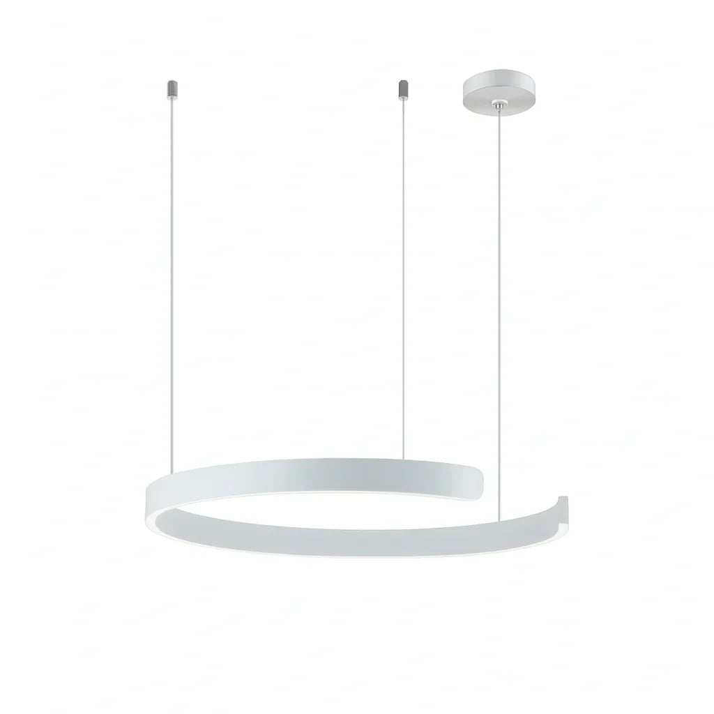 Lampada a sospensione HaloRing con design geometrico moderno