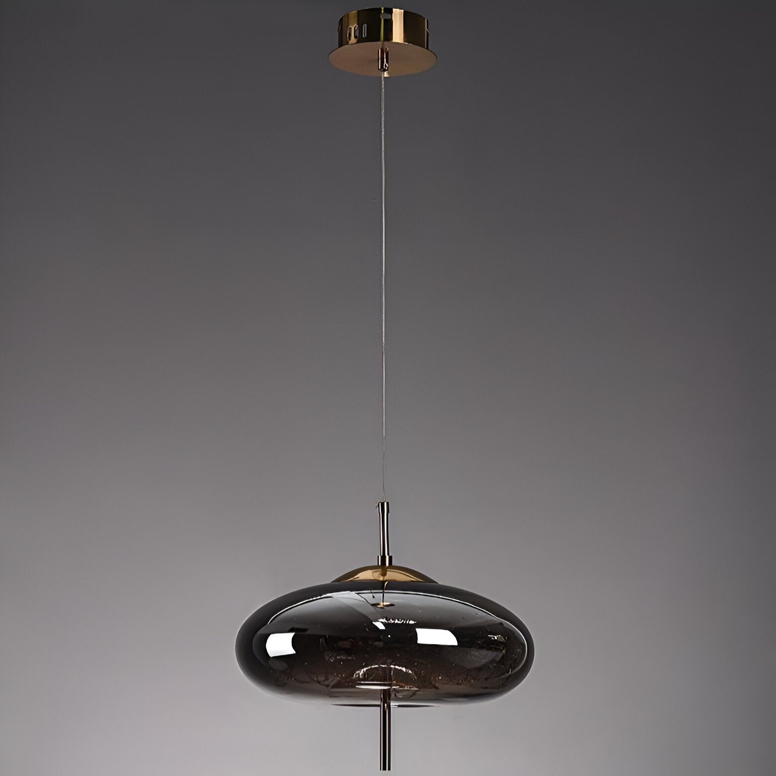 Celestra Nordic glazen hanglamp met warme sfeerverlichting