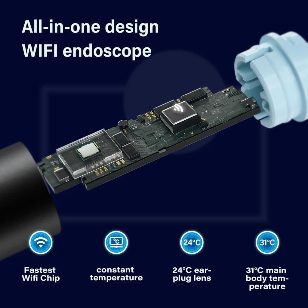 NovaSight Mini WiFi endoskop 1080P inspekční kamera se šesti LED pro kutily