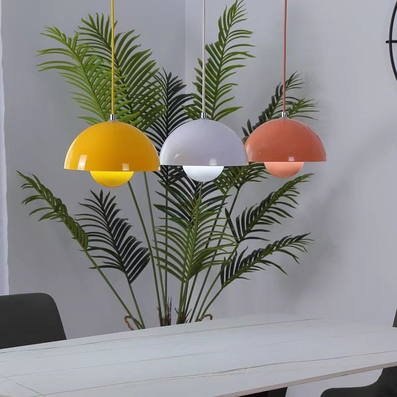 מנורת תלייה Petalia Bloom, מנורת LED בצורת עציץ לחדר שינה