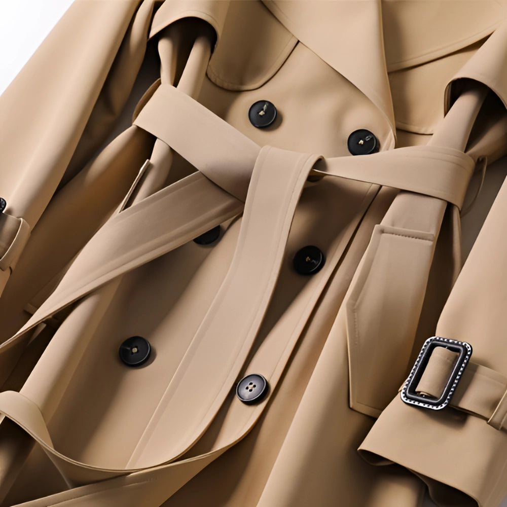 Elegant Men's Trench Coat With Timeless Style And Classic Appeal