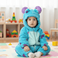 Knuffelbeer Pluche Baby Overal Met Rits Voor Gemakkelijk Aankleden