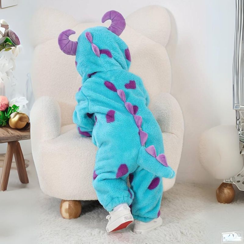 Knuffelbeer Pluche Baby Overal Met Rits Voor Gemakkelijk Aankleden