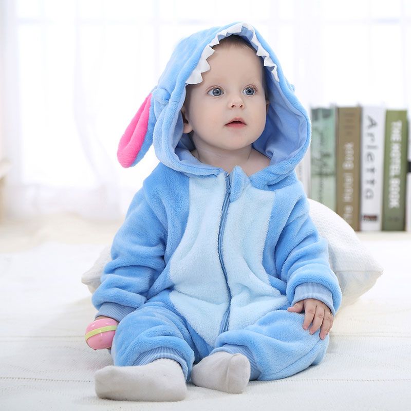 Knuffelbeer Pluche Baby Overal Met Rits Voor Gemakkelijk Aankleden