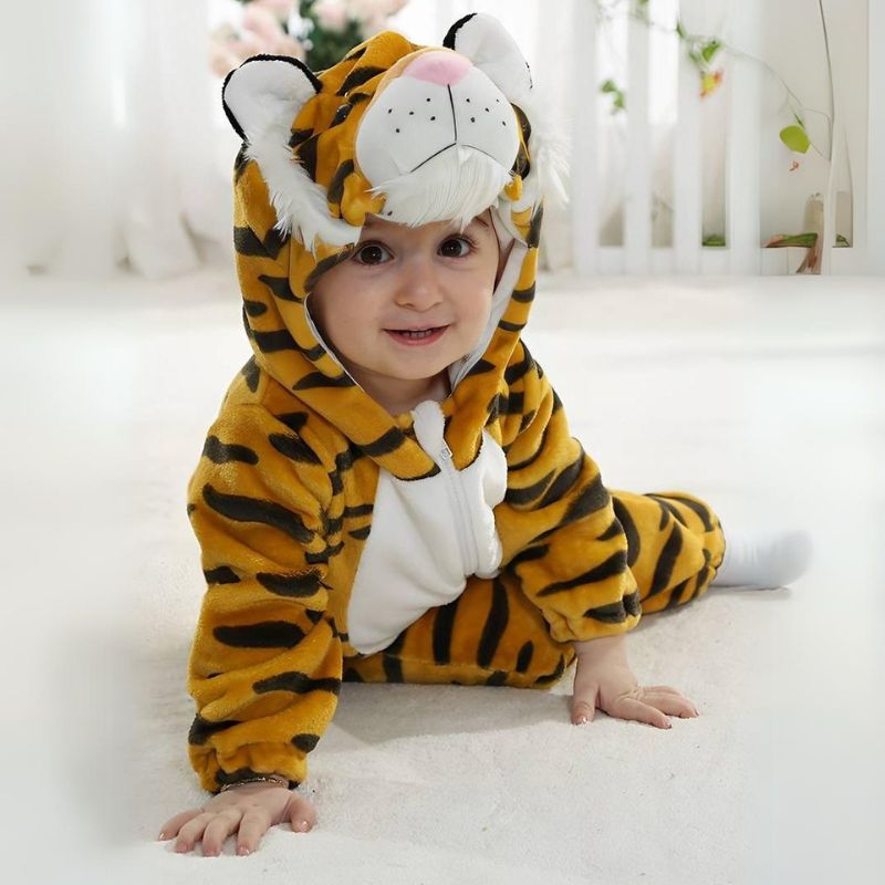 Knuffelbeer Pluche Baby Overal Met Rits Voor Gemakkelijk Aankleden