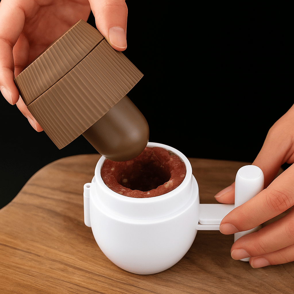 Set di stampi antiaderenti TwinChef per polpette per cuochi casalinghi Polpette ripiene di dimensioni uniformi