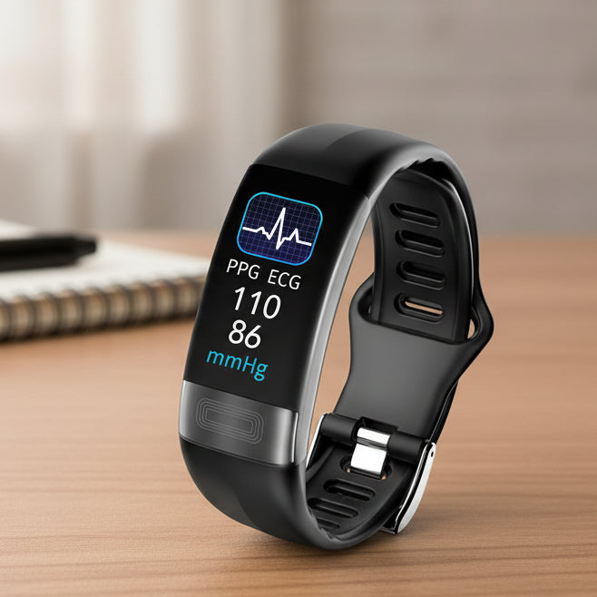 Carelink Health Smartwatch mit EKG- und Blutdruckmessung sowie Schlafanalyse