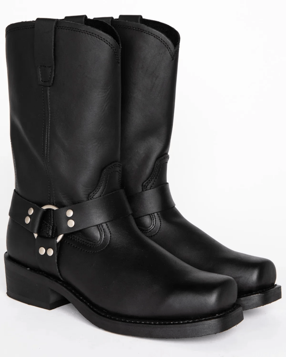 IronForge Harness Boots For Men Waterproof Leather Gear Footwear