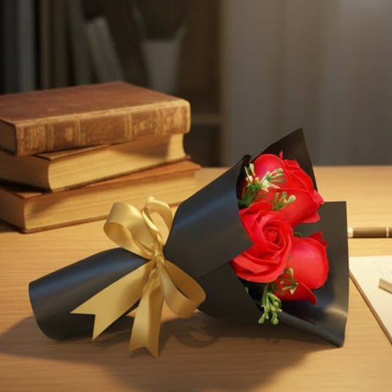 EverBloom kunstig rosen sæbeblomst buket til luksusdekoration og Valentinsdag