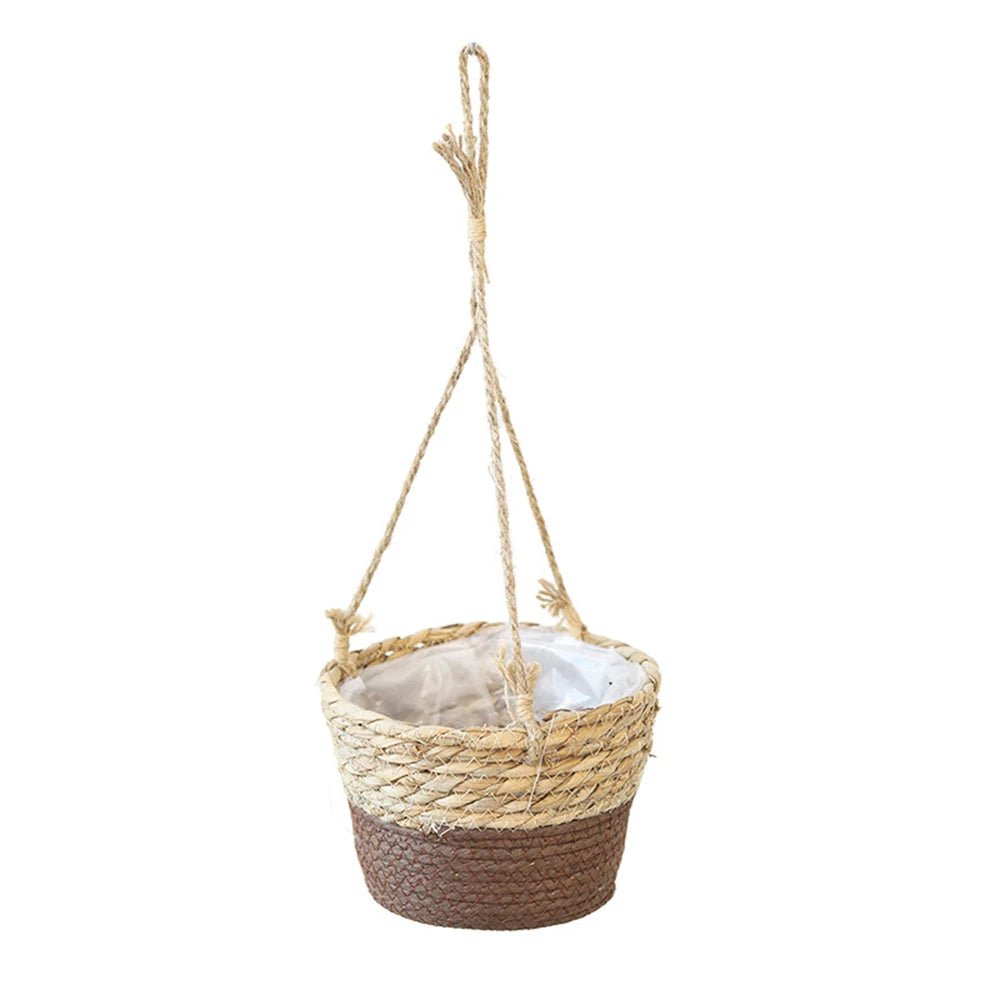 Colgador de Plantas Macramé LumaWeave para Orquídeas y Plantas de Interior Cuerda Rústica Artesanal