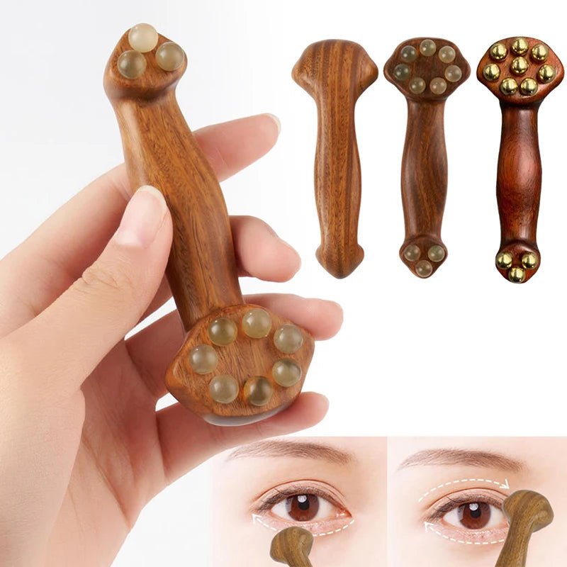 Massageador Facial Lifting NovaAura Sandalwood Gua Sha para Entusiastas de Beleza