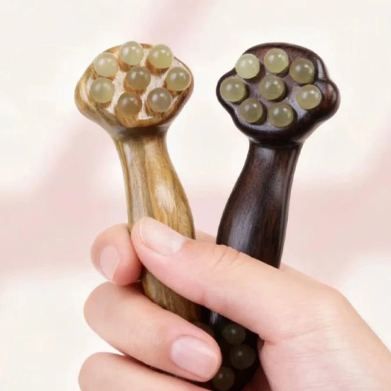 Massageador Facial Lifting NovaAura Sandalwood Gua Sha para Entusiastas de Beleza
