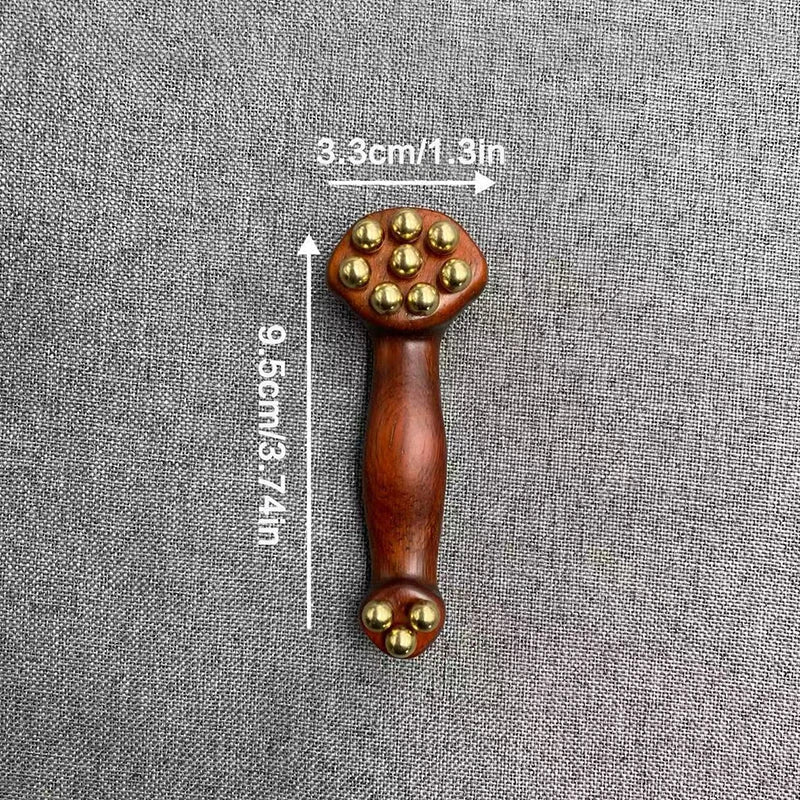 Massageador Facial Lifting NovaAura Sandalwood Gua Sha para Entusiastas de Beleza