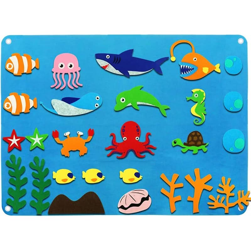 DreamFelt Playboard Juego Creativo de Fieltro para Niños para Despertar la Imaginación