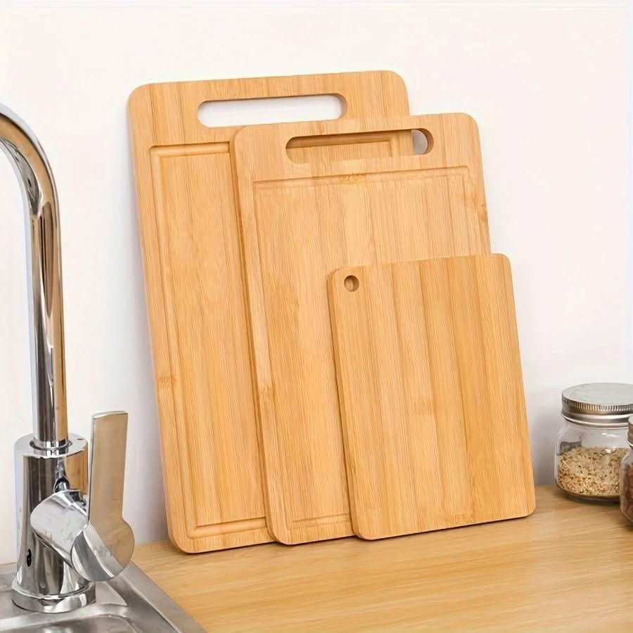 Premium Bamboo Cutting Board Set For Home Cooks VerdantCore Durable And Eco Friendly