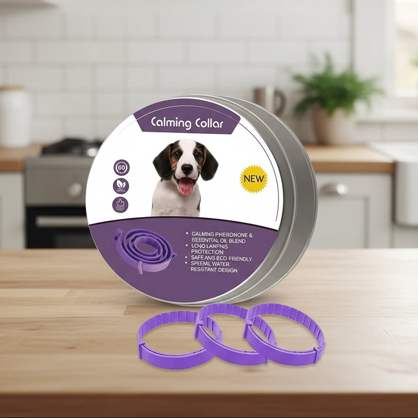 CalmPaws Beruhigungshalsband mit Pheromonen für ängstliche Hunde Stressfreie Entspannung