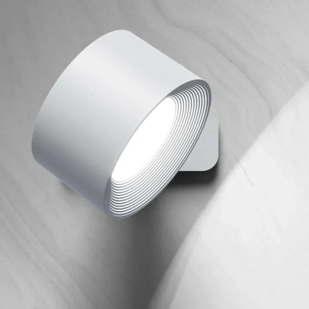 Lámpara de Pared Recargable de 360 Grados con USB Inalámbrico y Tres Modos de Brillo