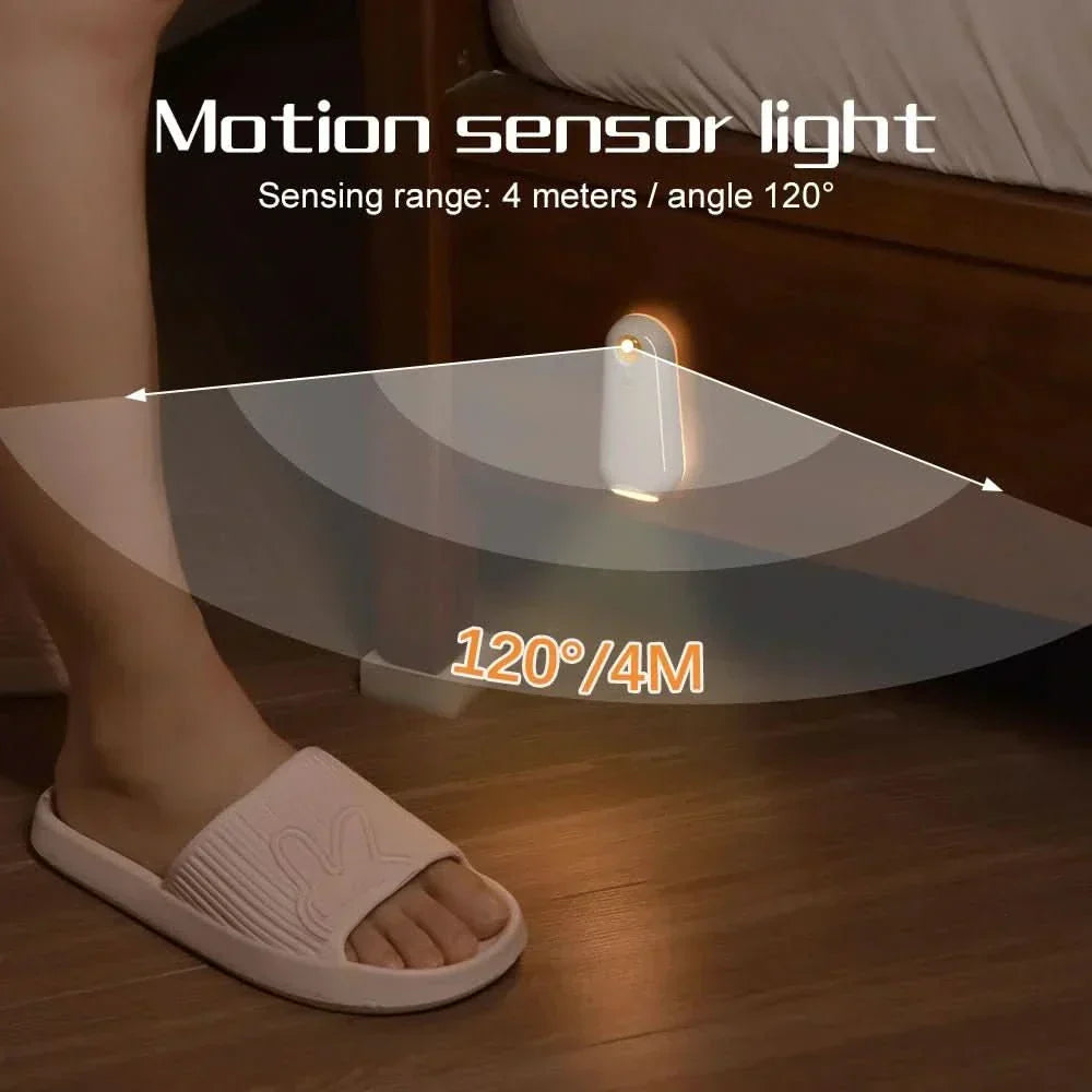 Luz de Sanita AquaGlow Motion com Sete Cores RGB e Sensor Automático para Casas de Banho