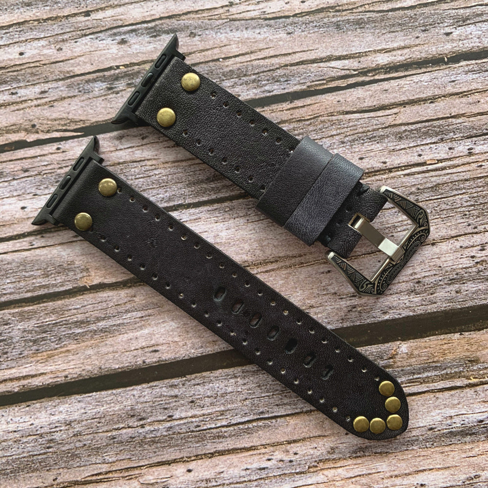 HarborVale Vintage-Lederarmband für NovaCore Ultra Uhr