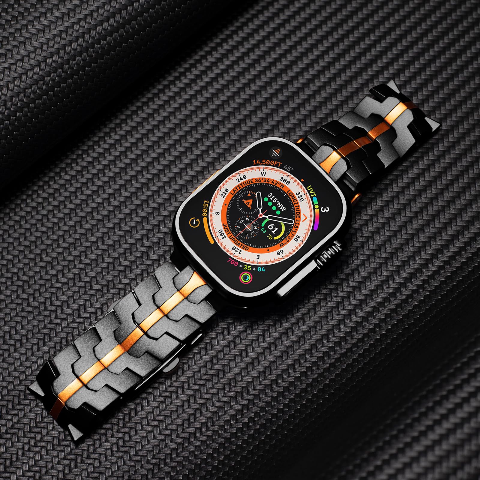Apple Watch Slim Titanium Band For Daily Wear Sleek Style