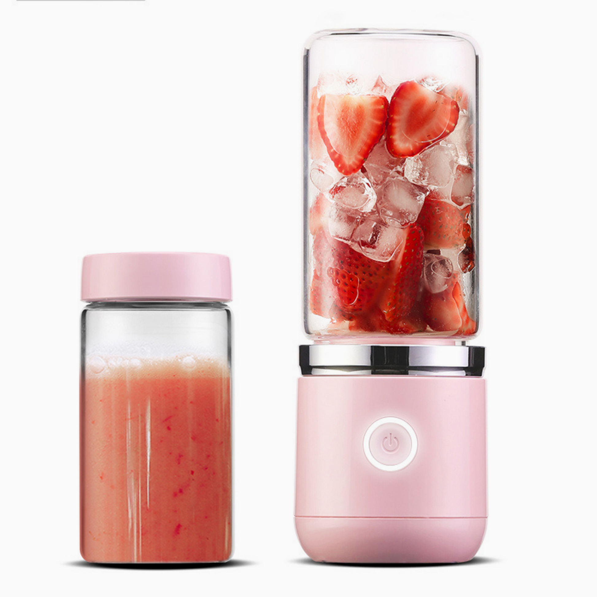 PulseBlend Portable Cordless Blender With USB-C Charging For On The Go Smoothies