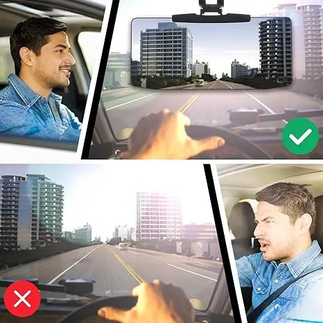 Bloqueador de Reflexos com Filtro Dia e Noite para Visão Clara e Redução da Fadiga Ocular