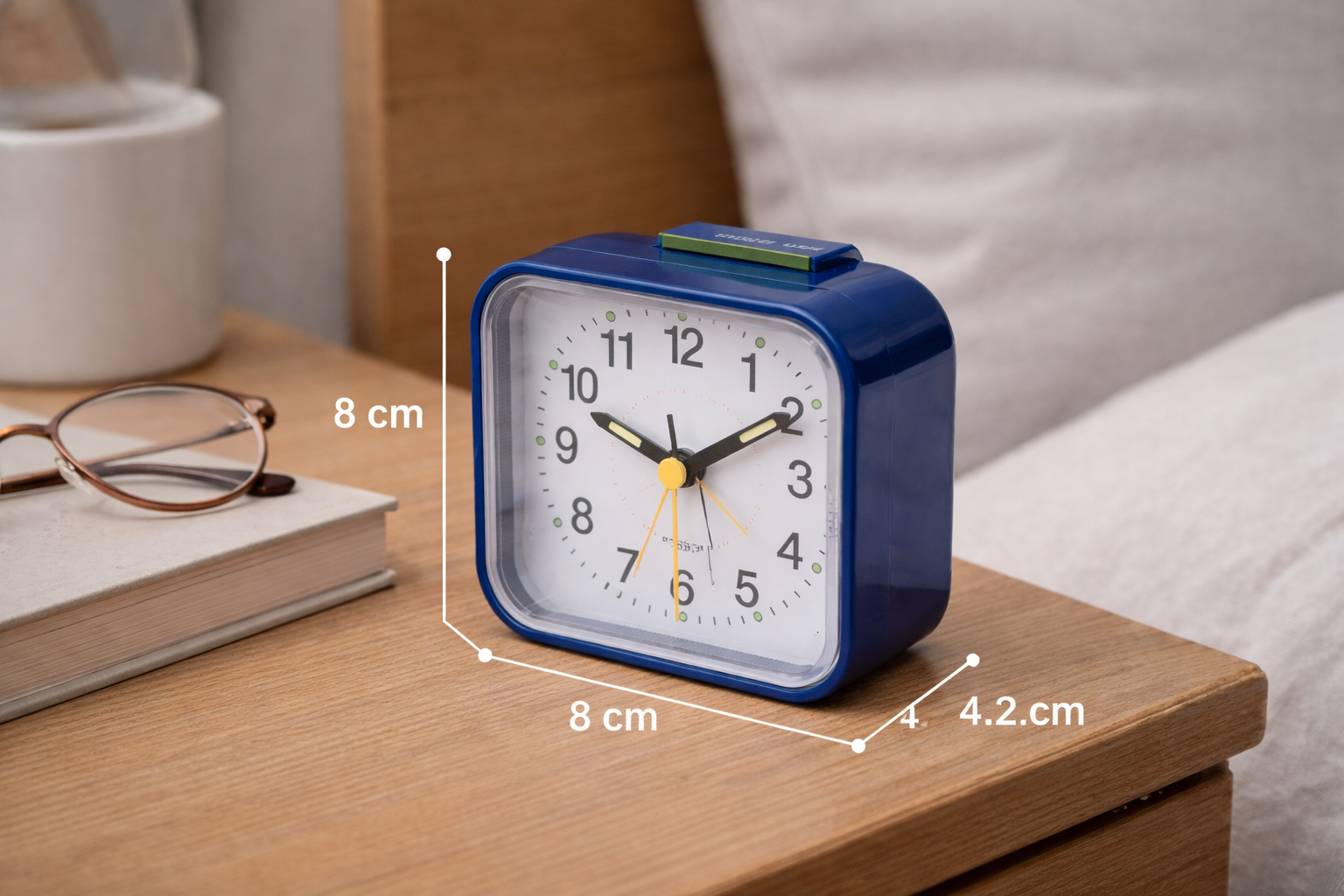 Silent & Peaceful Alarm Clock – Non-Ticking, Gentle Wake-Up Light, Snooze Function