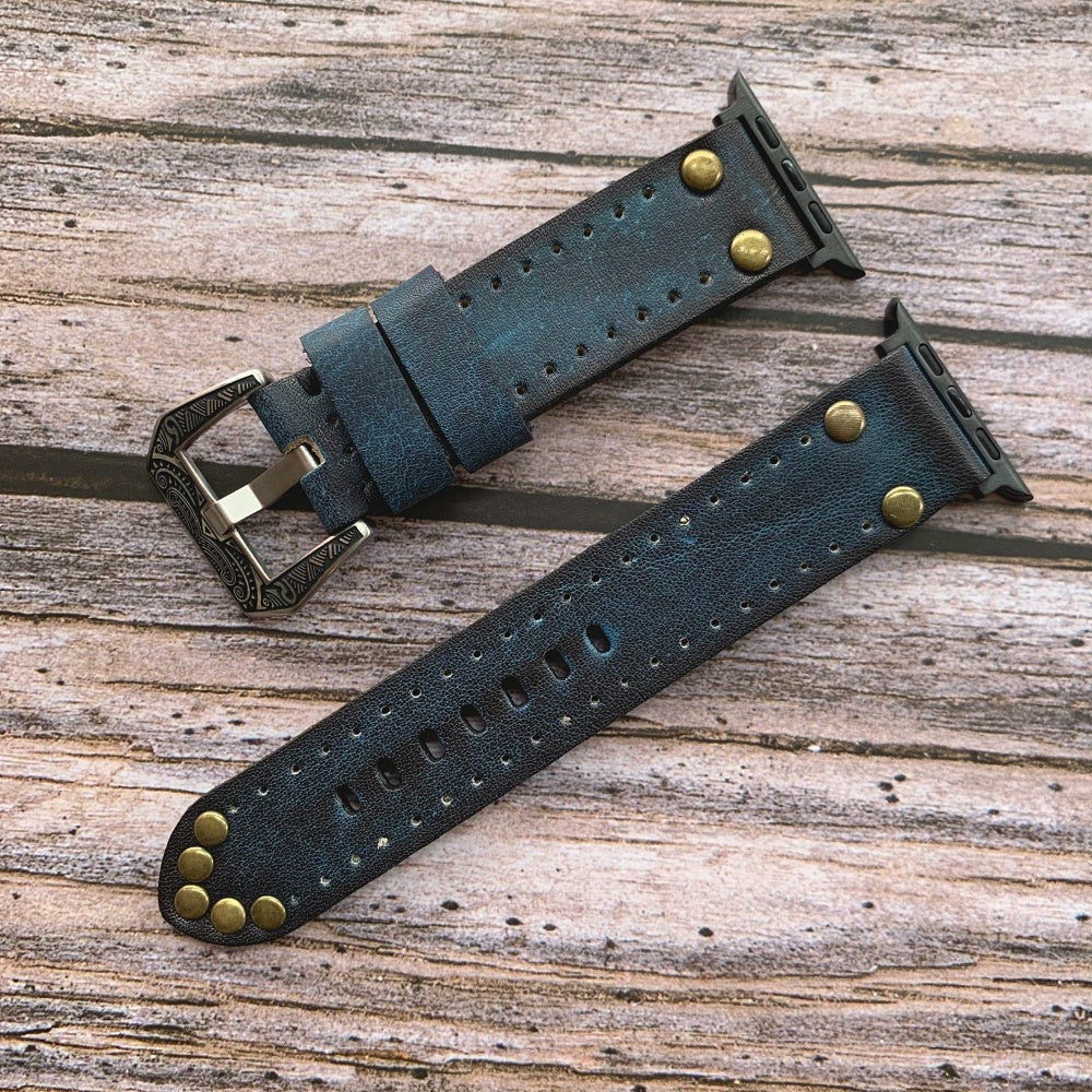 HarborVale Vintage-Lederarmband für NovaCore Ultra Uhr