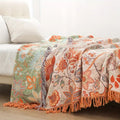 Bohélora Gezellige Boho Ruimtes Bloemen Katoenen Plaid