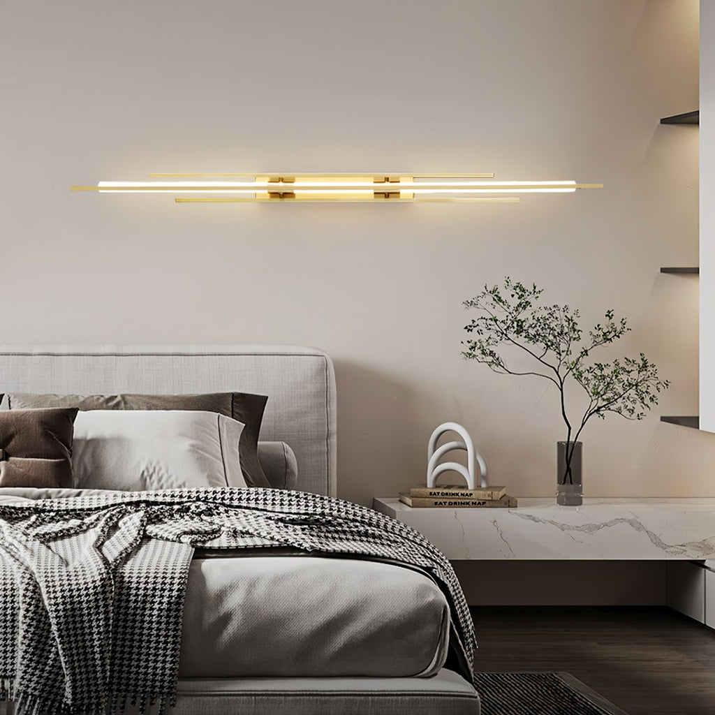 Nova Luxe Gull LED Vegglampe for Stuer, Soverom, Korridorer og Bad