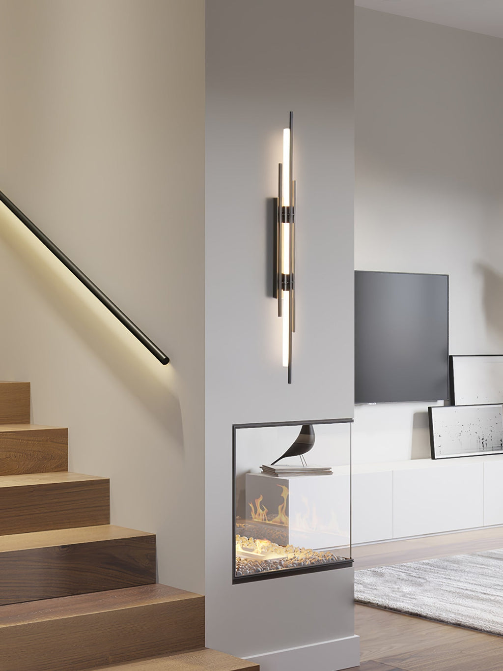 Nova Luxe Gull LED Vegglampe for Stuer, Soverom, Korridorer og Bad