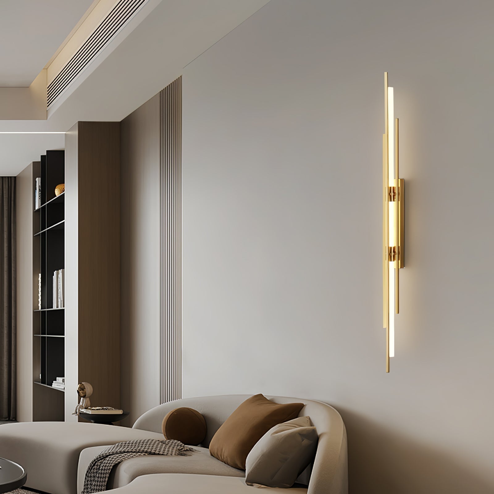 Nova Luxe Gull LED Vegglampe for Stuer, Soverom, Korridorer og Bad