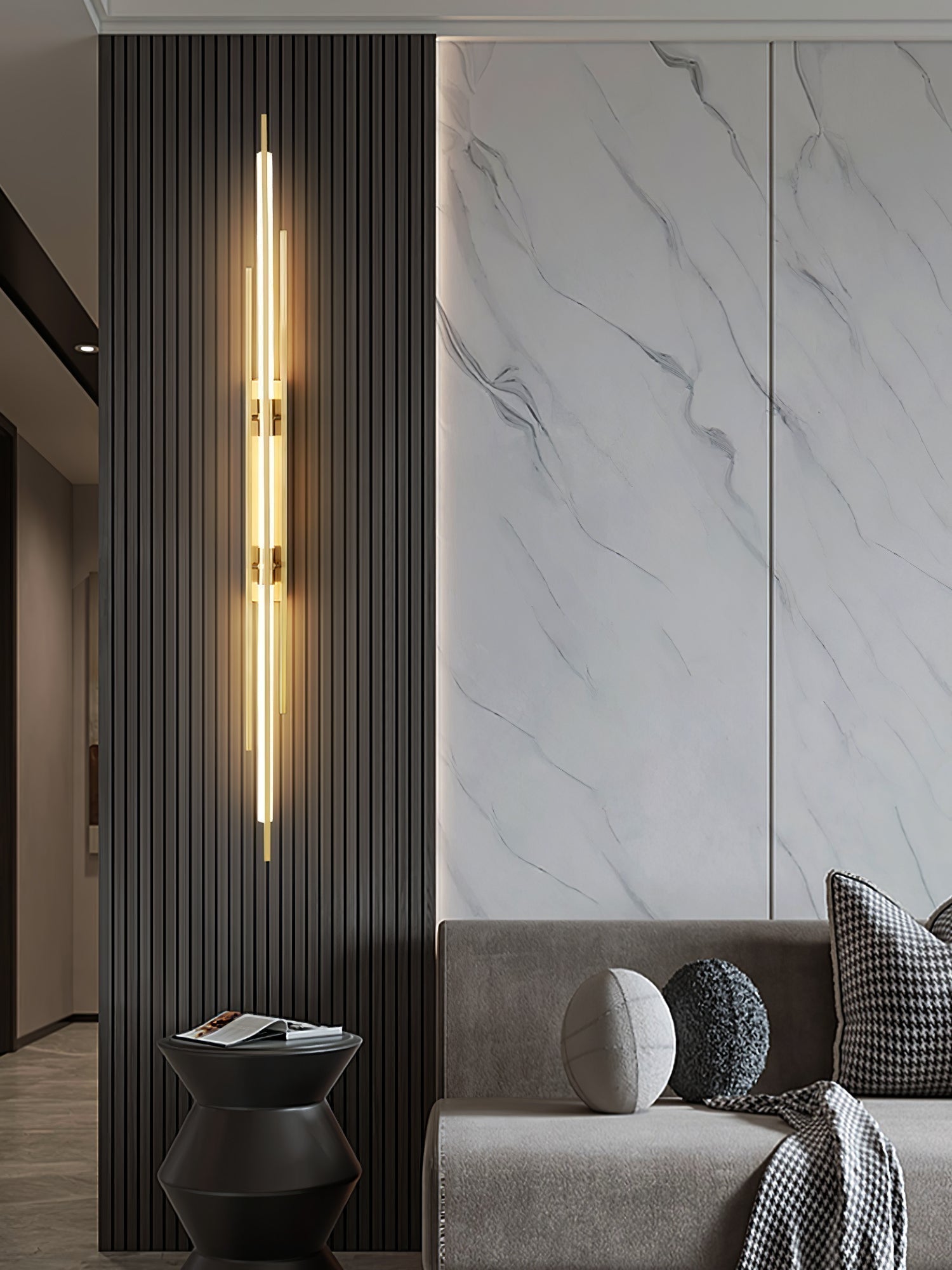 Nova Luxe Gull LED Vegglampe for Stuer, Soverom, Korridorer og Bad