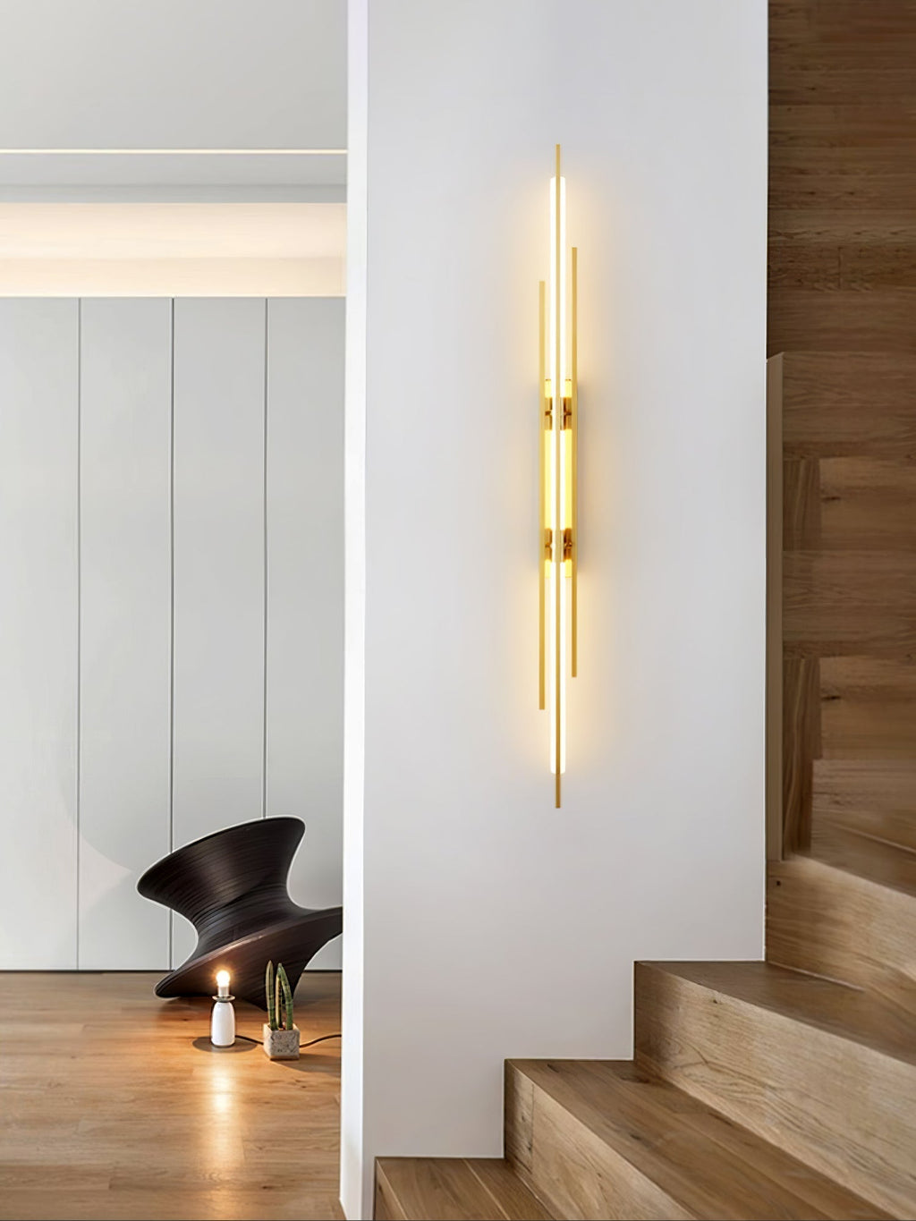 Nova Luxe Gull LED Vegglampe for Stuer, Soverom, Korridorer og Bad