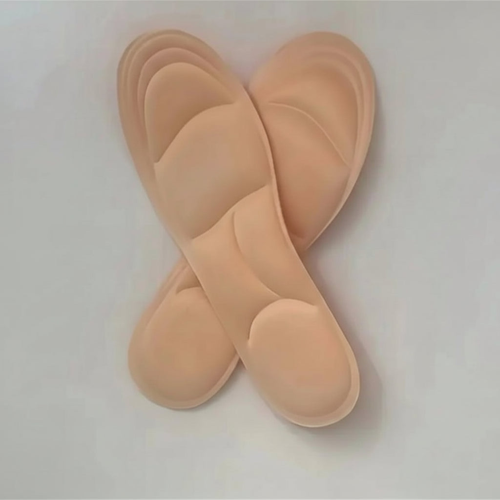Footnova Åndbare Indlægssåler med Bueunderstøttelse og Memory Foam