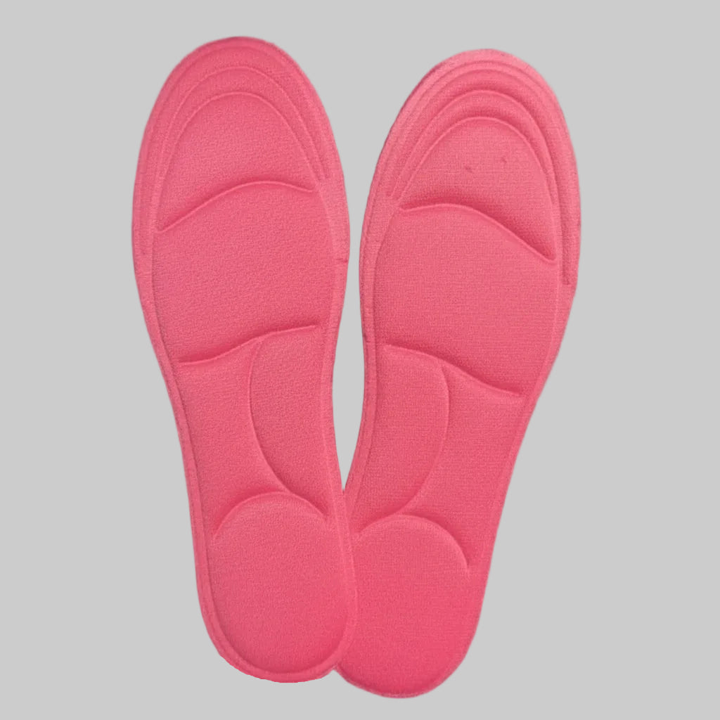 Footnova Åndbare Indlægssåler med Bueunderstøttelse og Memory Foam