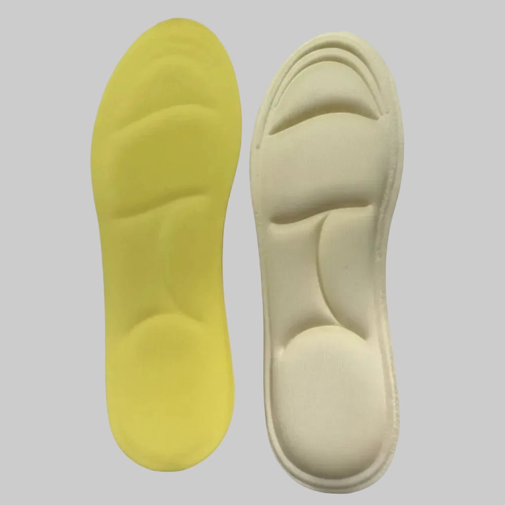 Footnova Åndbare Indlægssåler med Bueunderstøttelse og Memory Foam