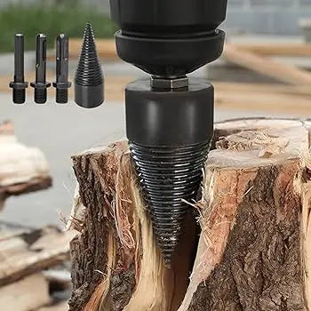 Fünfteiliger 32-mm-Bohrer-Set für Brennholz mit Schaftsystem und rutschfestem Kegel