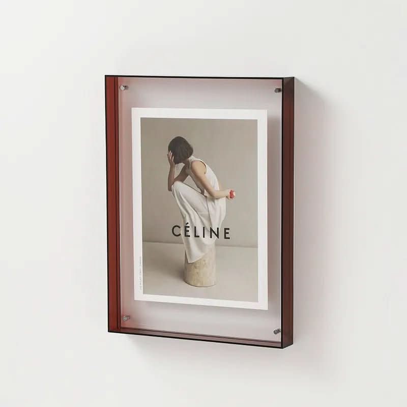 VividFrame Acrylic Photo List Colorful Transparent Wall Art For Vivid Memories