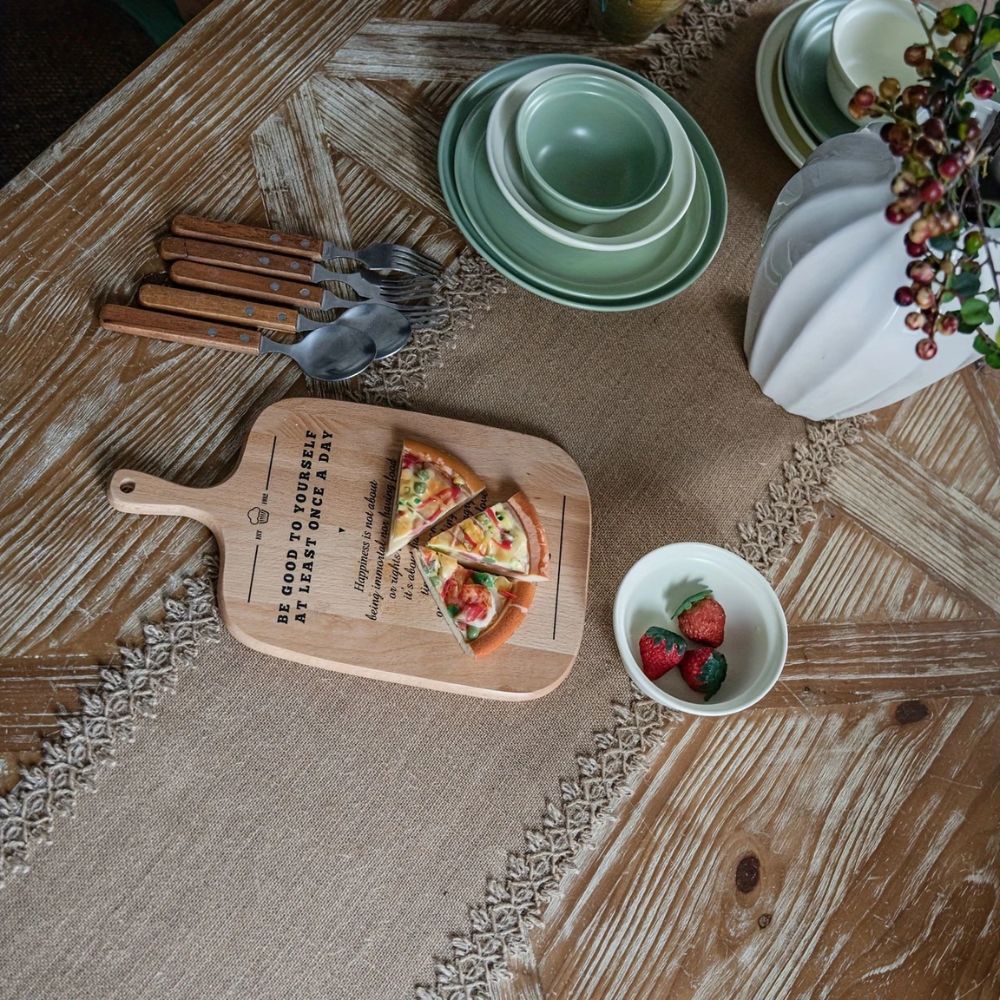 Runner da tavola in juta Grainwood stile rustico per matrimoni ed eventi eleganti