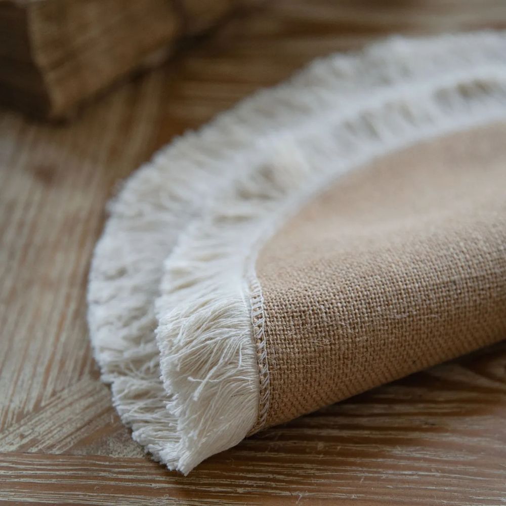 Runner da tavola in juta Grainwood stile rustico per matrimoni ed eventi eleganti