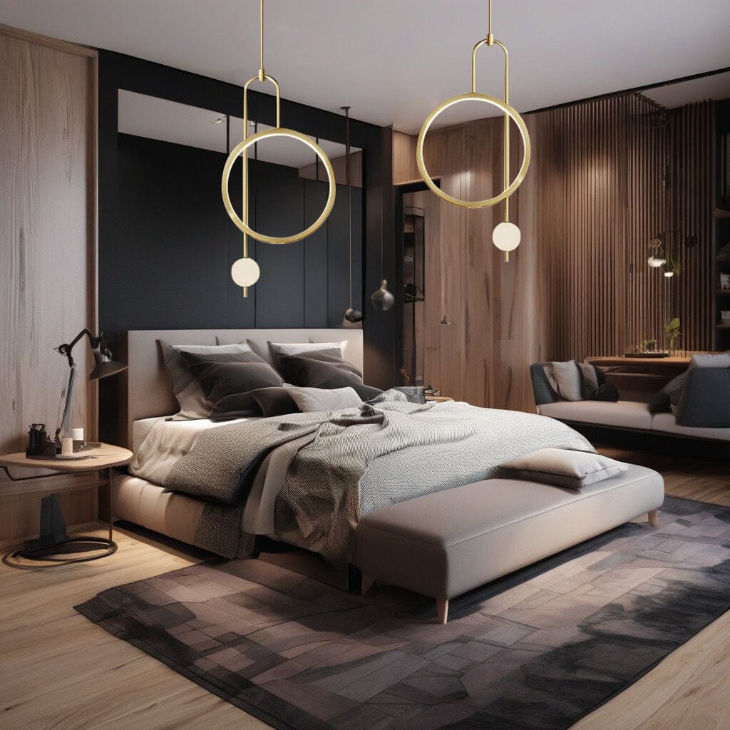 Celestra Gold Ring Pendant Light for Ambience and Warmth